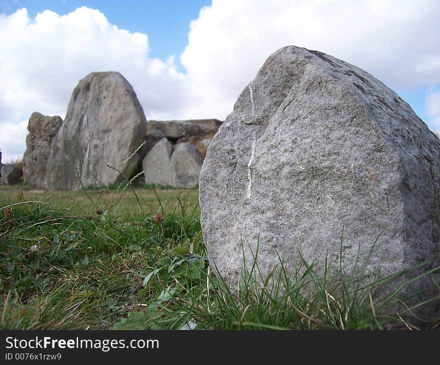 Mysterious stone placed in Ancient Times. Mysterious stone placed in Ancient Times