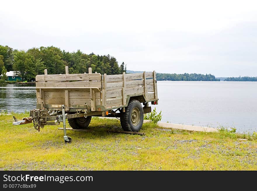 Wooden Utility Trailer