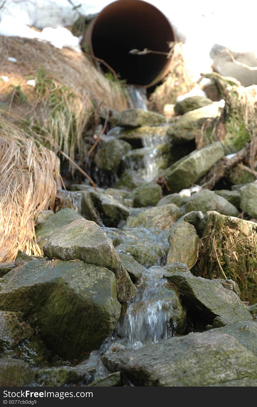 Small stream in highland. Small stream in highland