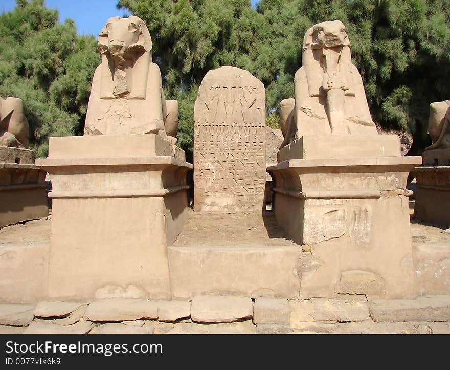 They were the guards of entrance to the palace in Luxor. They were the guards of entrance to the palace in Luxor