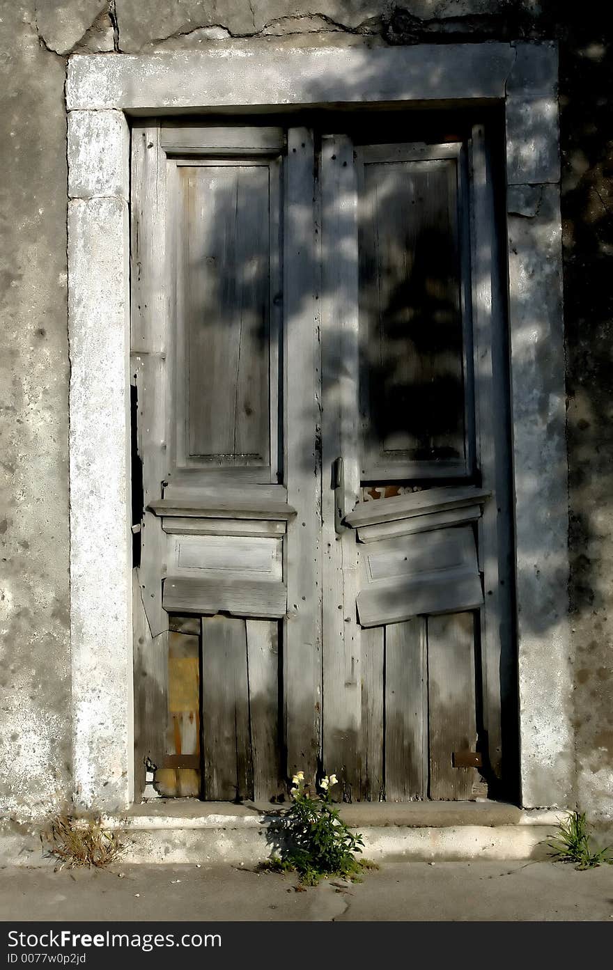 Door on old house  in montenegro. Door on old house  in montenegro