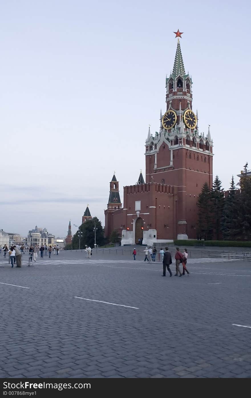 Moscow, red square, tower with clock
Nikon D70s