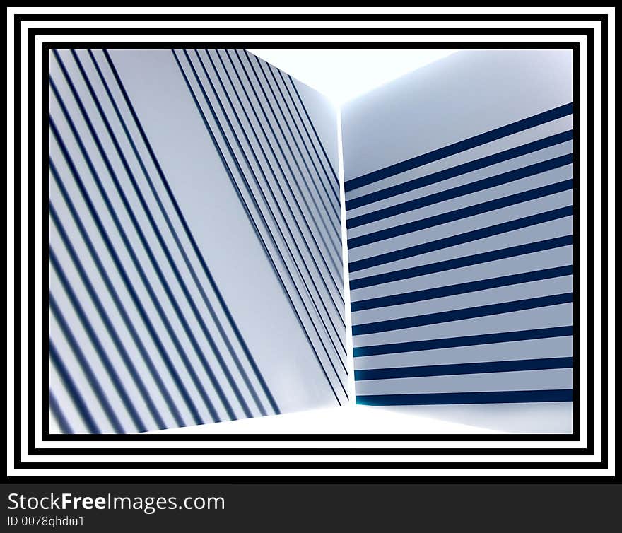 Abstract design pattern of lines in a box. Abstract design pattern of lines in a box