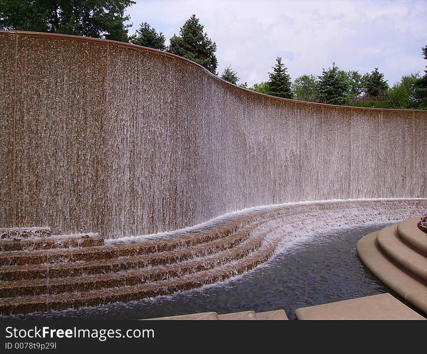 Crystal City Waterfall