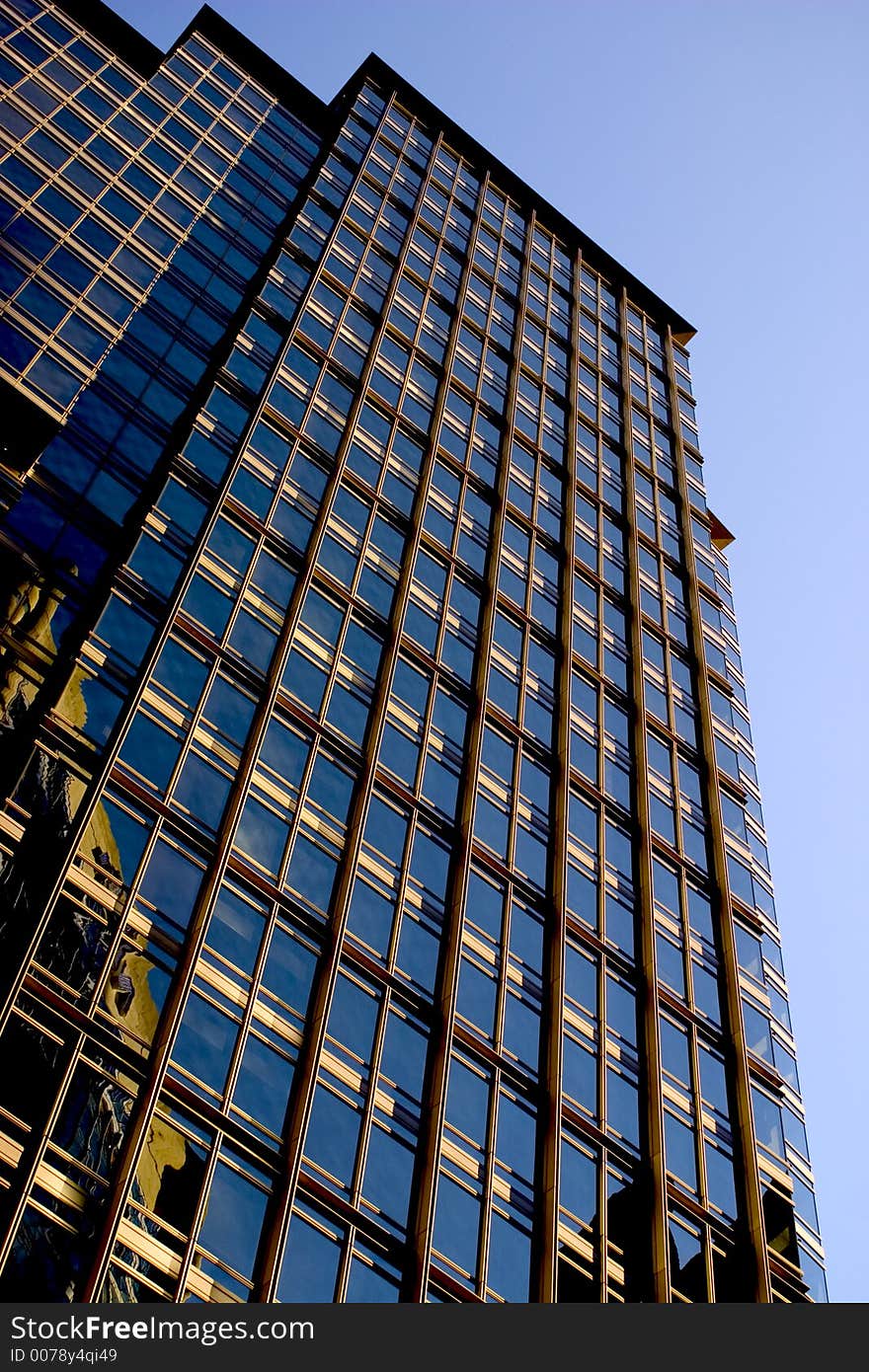 Modern skyscraper in central Sydney. Modern skyscraper in central Sydney