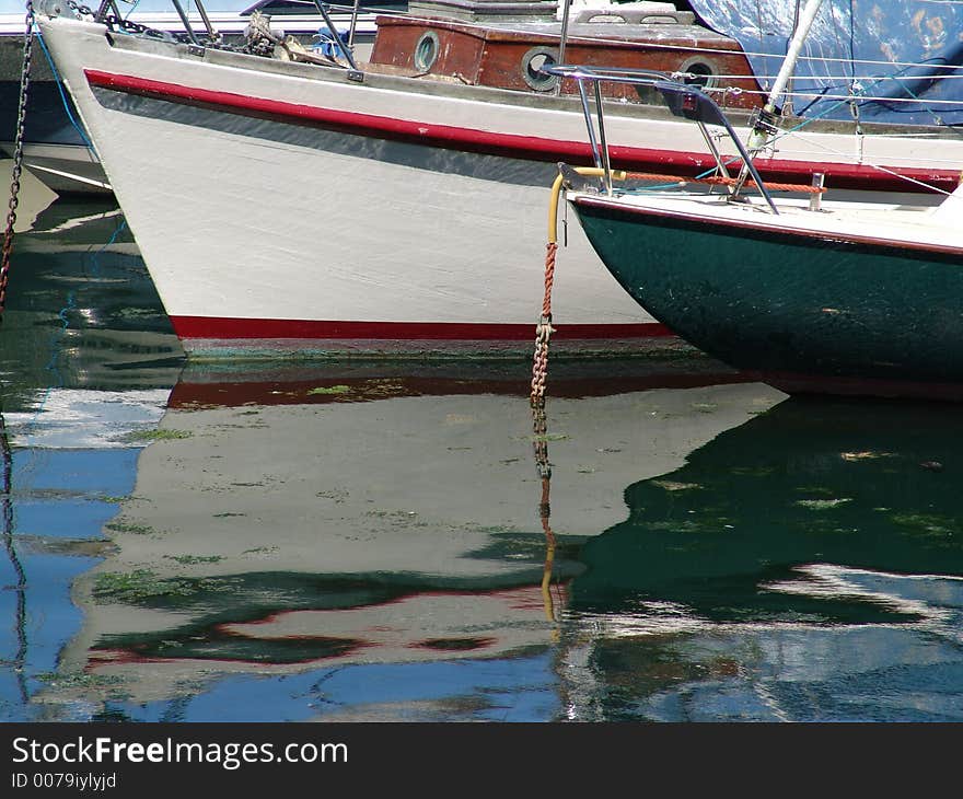 Bows Of Fishing Boats