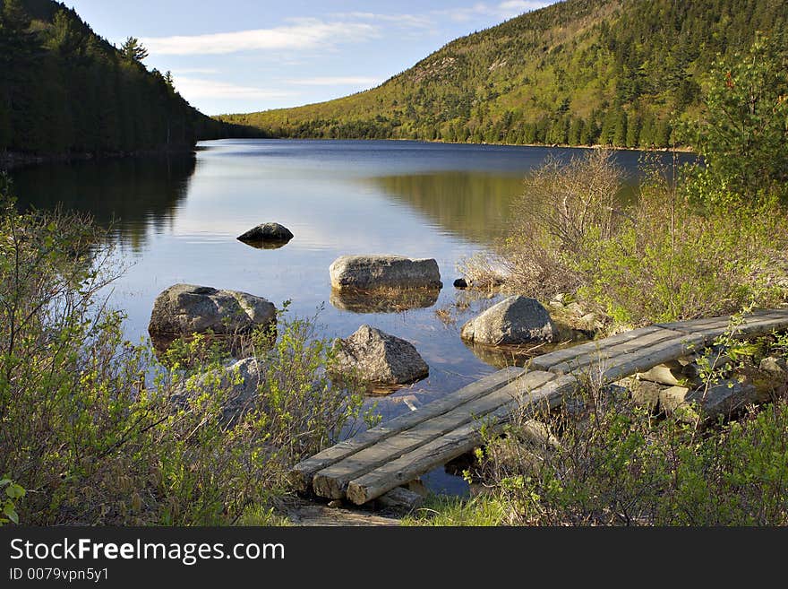 Footbridge over Lake