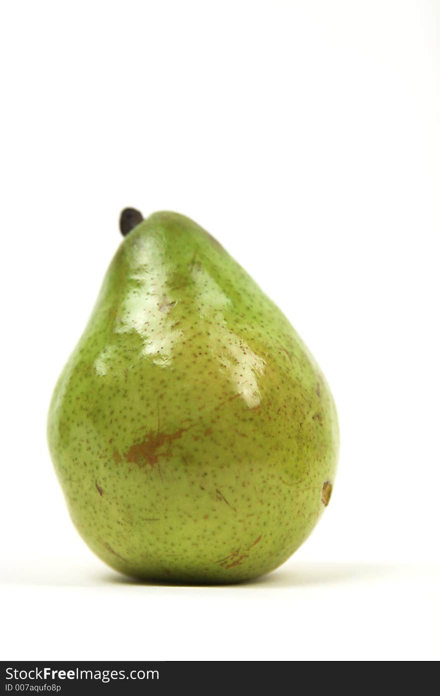 Single pear isolated