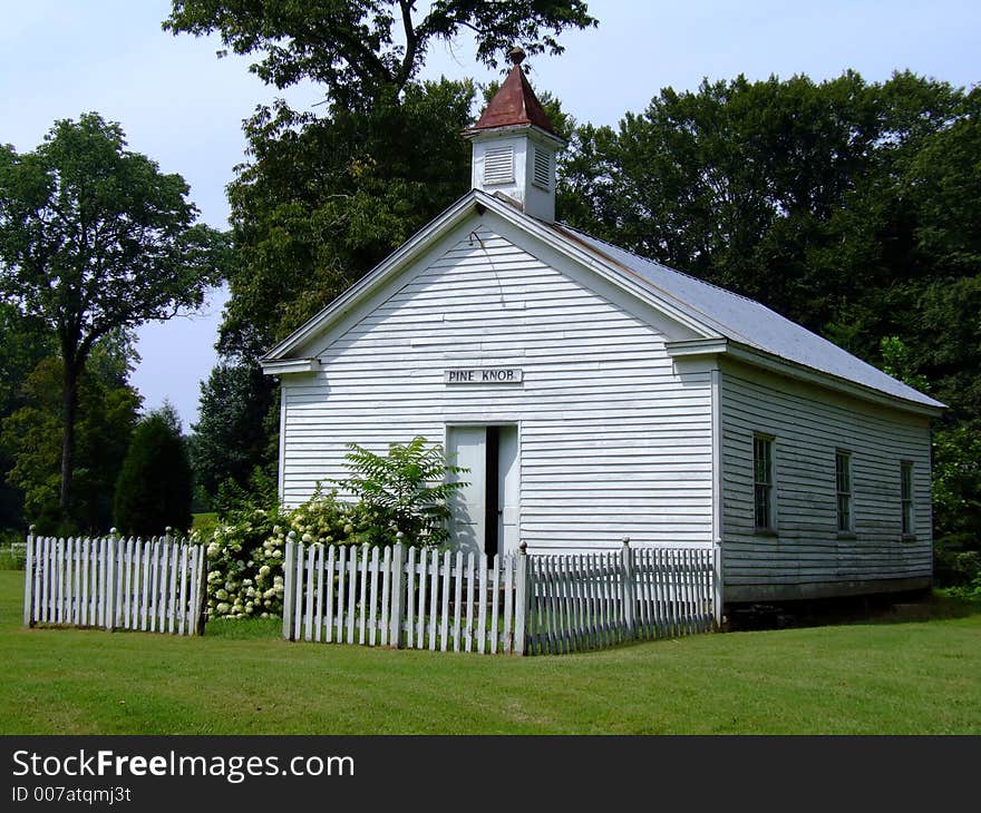 Small church in Pine Knob. Small church in Pine Knob