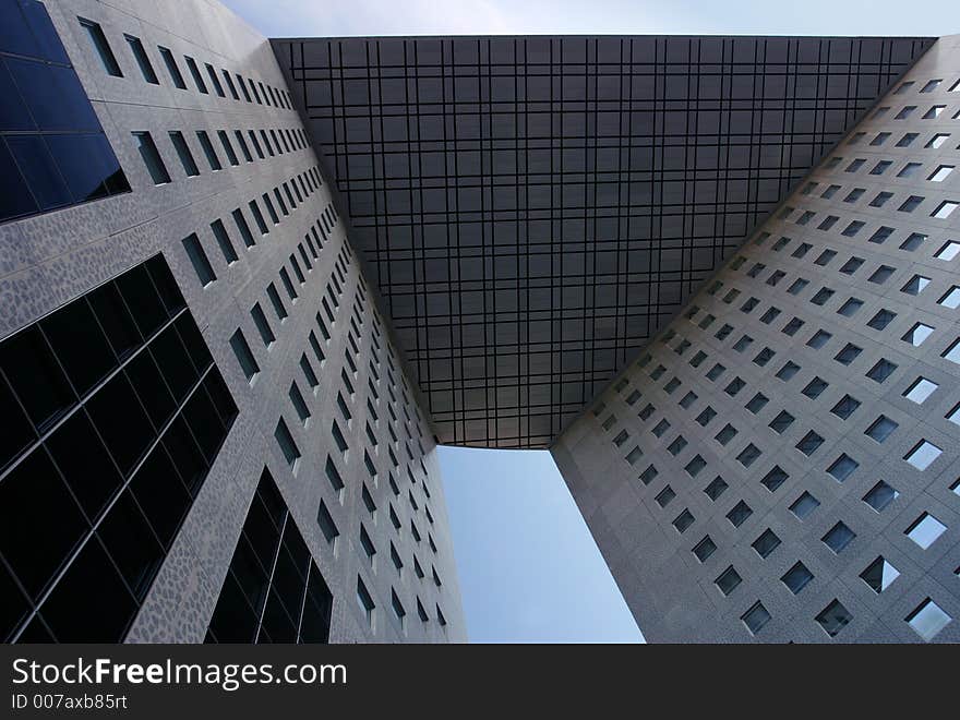 Highrise office building (Defense, Paris, France).