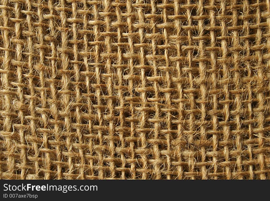 Sackcloth texture