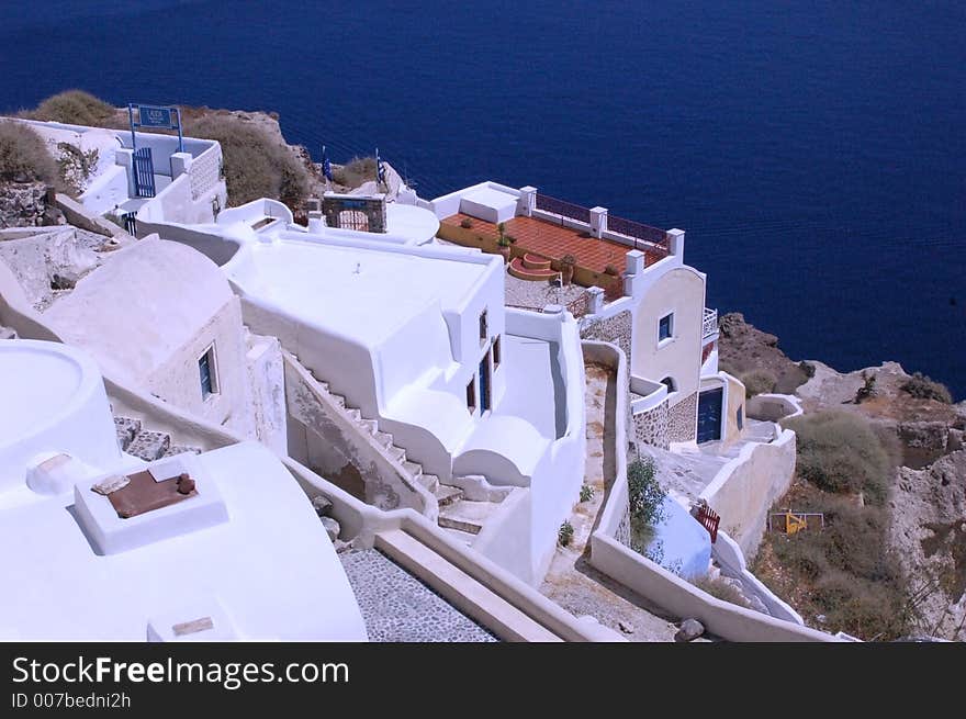 Santorin, greek, holiday, church