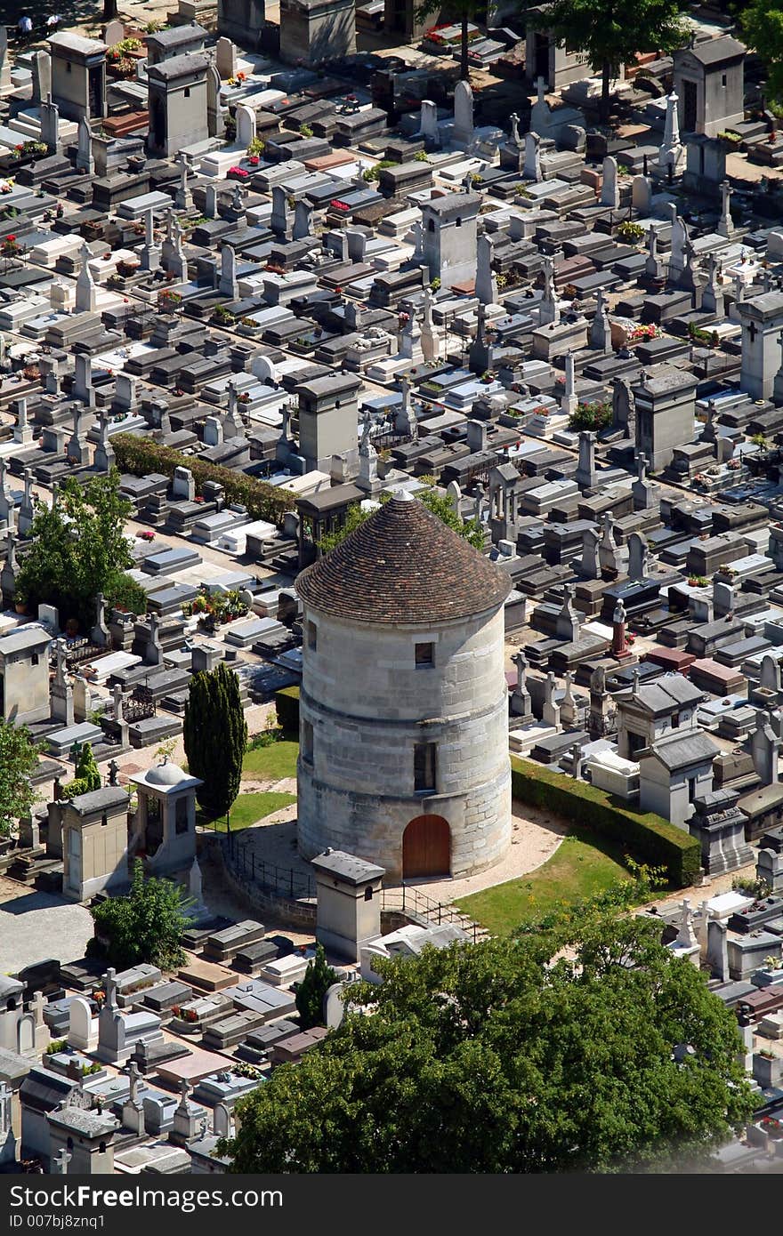 Tower In Cemetary