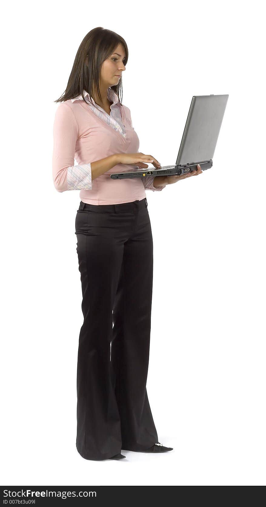 Woman with laptop