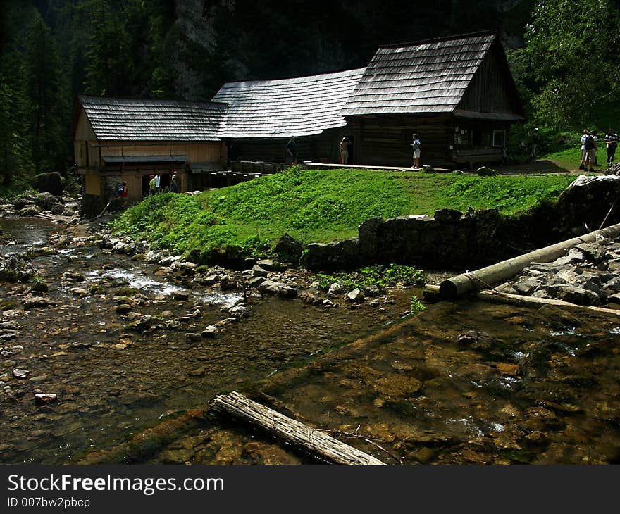 Wooden Water Mill