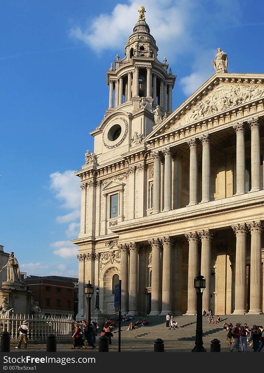 St Paul cathedral in London