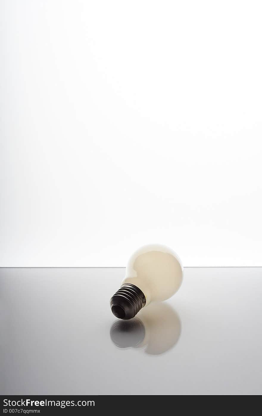 Lamp on the white background