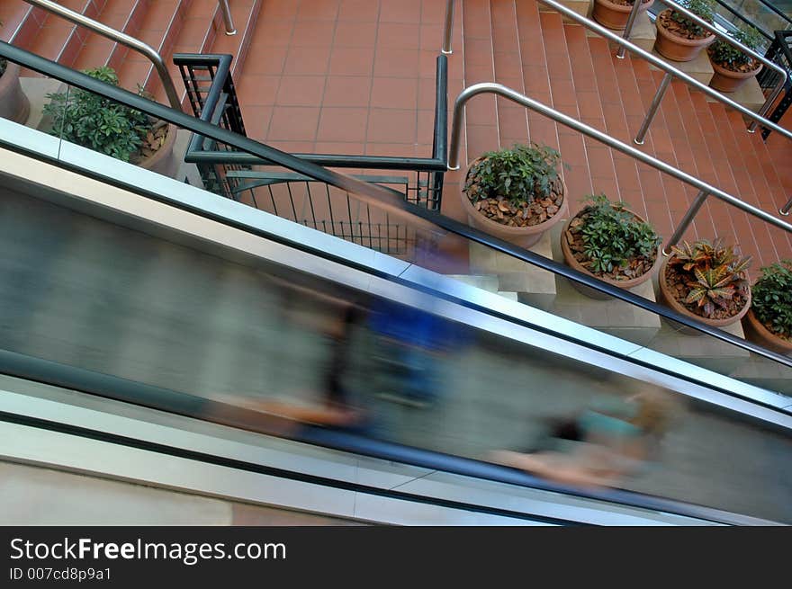 Escalator Blur