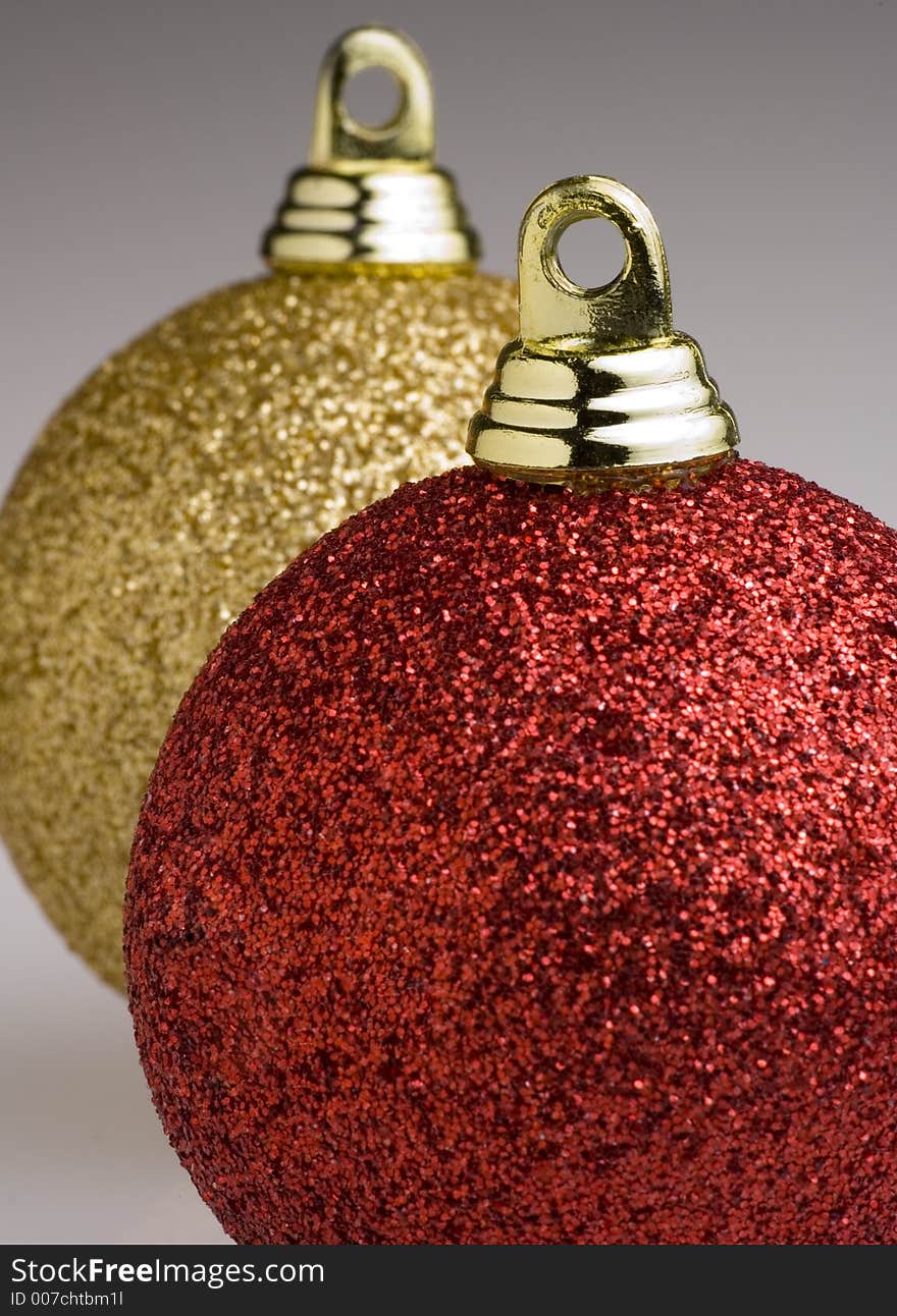 Christmas bauble decorations