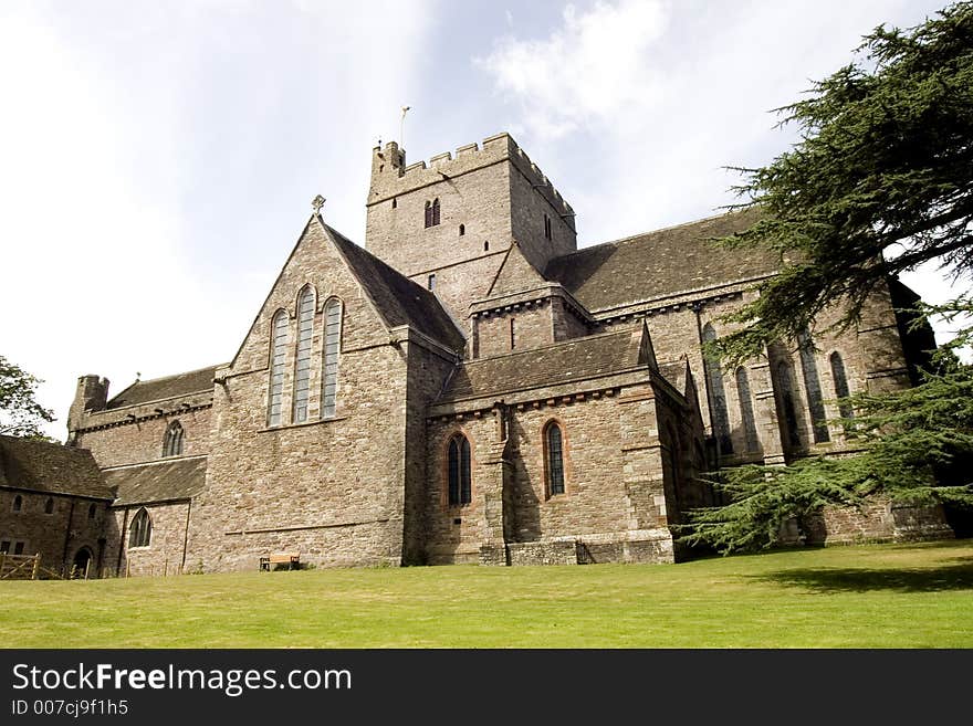 Brecon Cathedral in South Wales