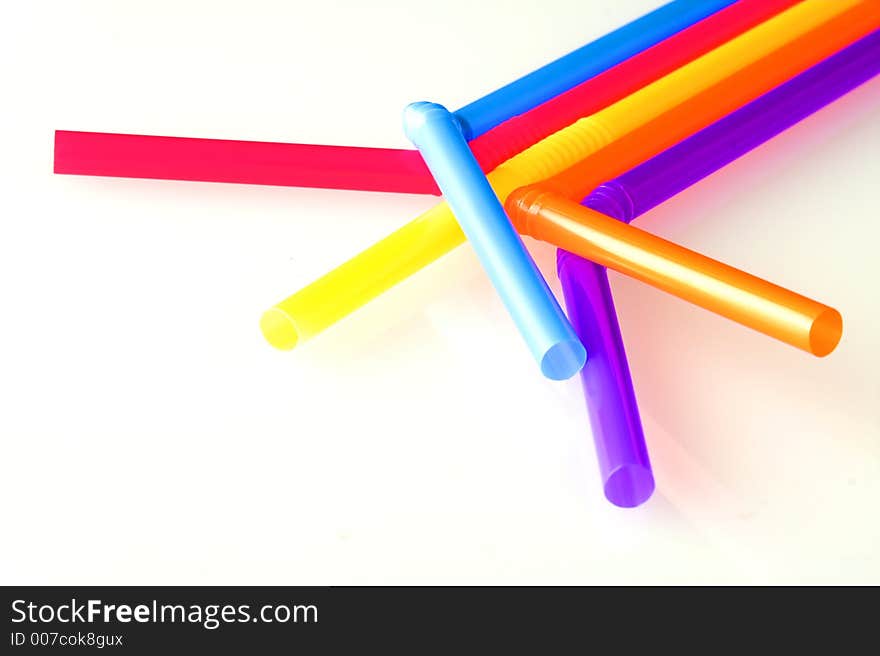 Colored straws