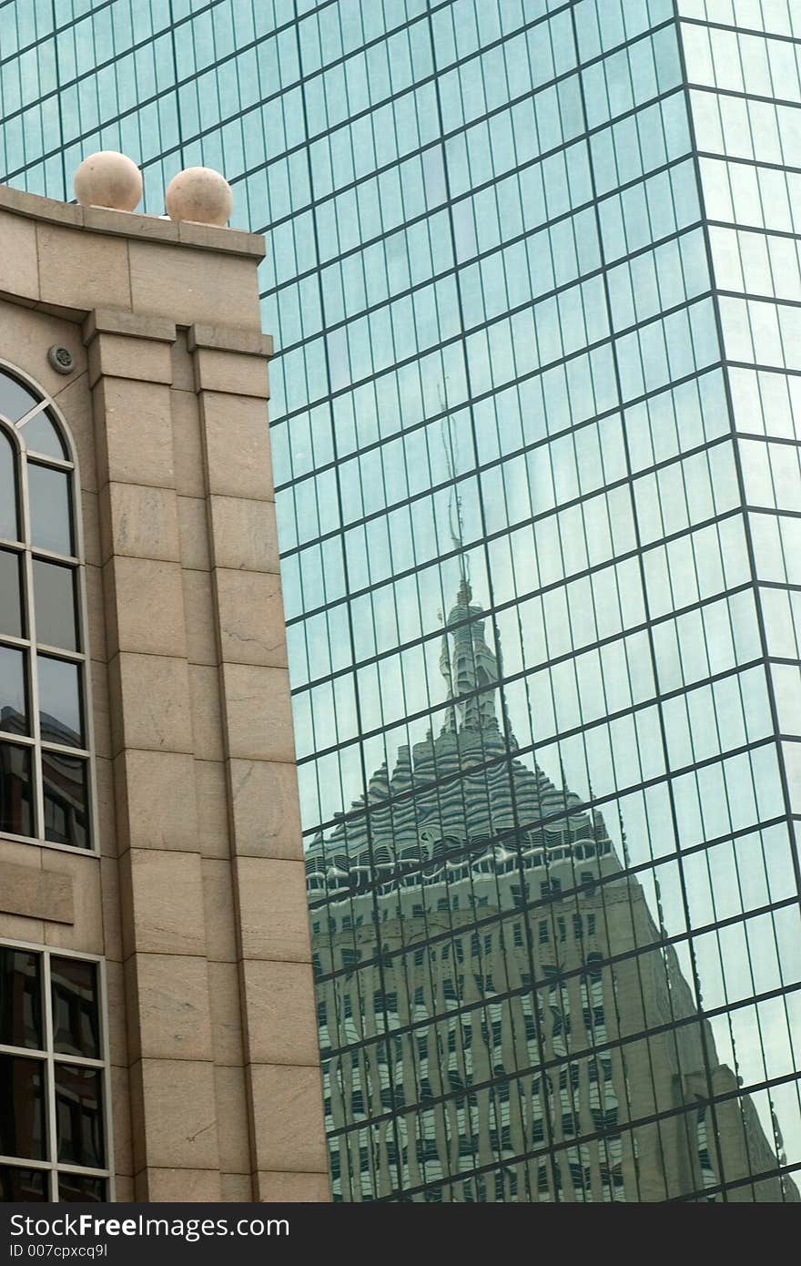 Two Buildings in Downtown Boston. Two Buildings in Downtown Boston