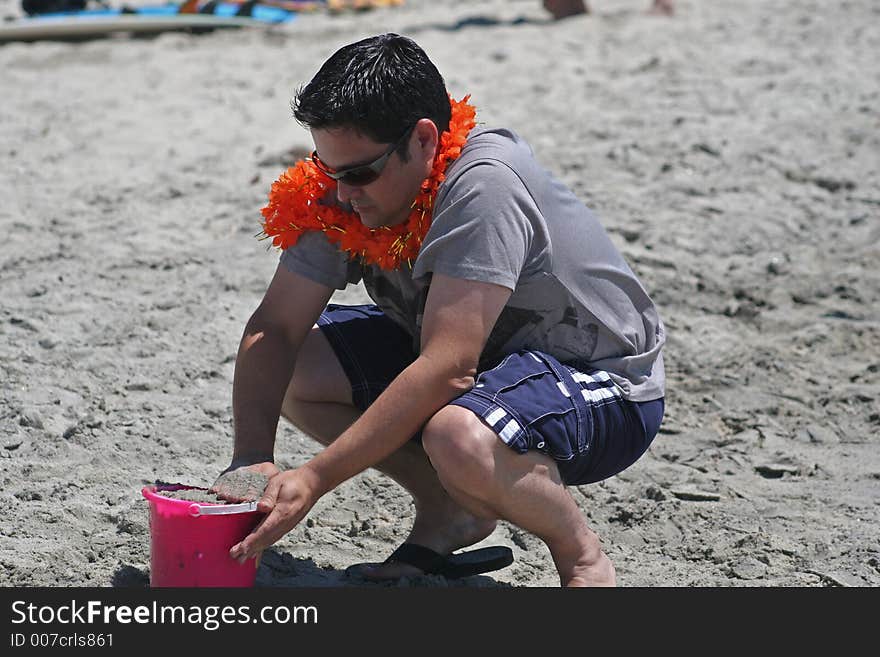 Vacation at the beach. Vacation at the beach