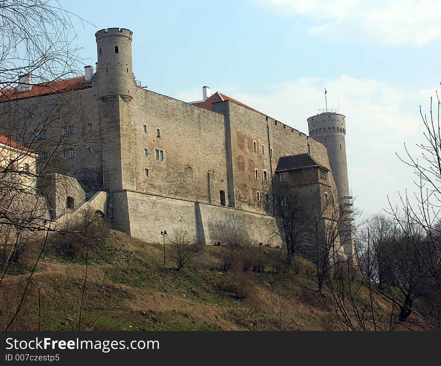 Castle in the oldtown of Tallinn, Estonia. Castle in the oldtown of Tallinn, Estonia.