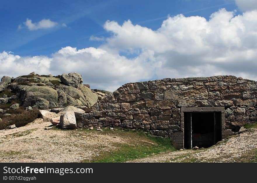 Ruins of the ancient household