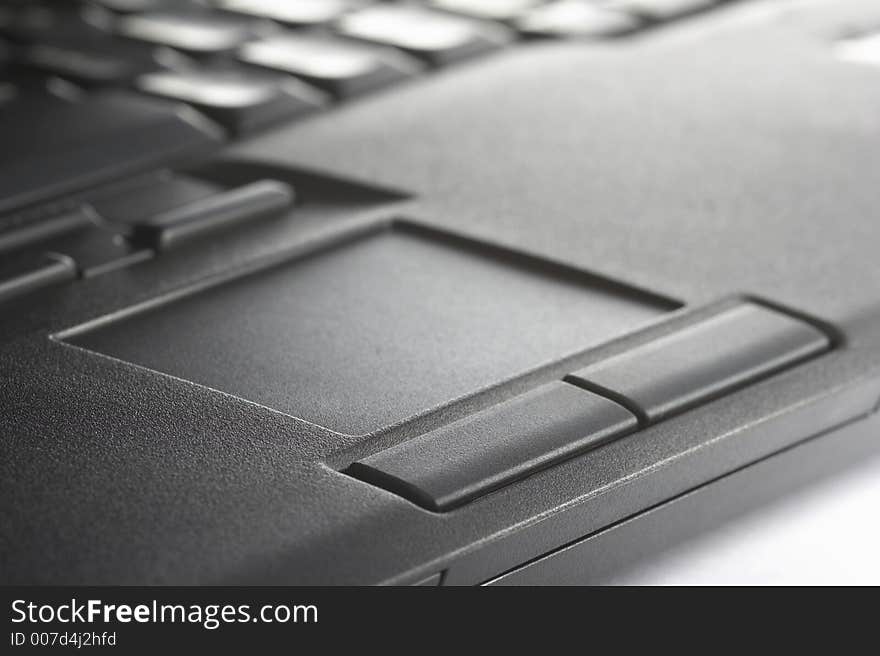 Details of the notebook - touchpad notebook