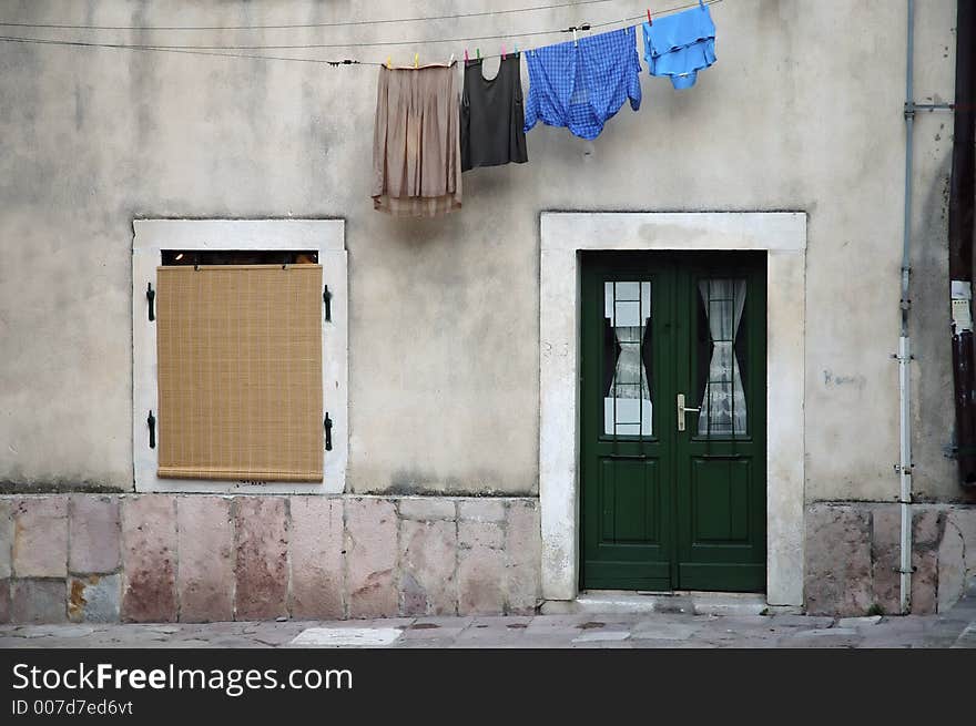 Life in old town kotor in montenegro. Life in old town kotor in montenegro