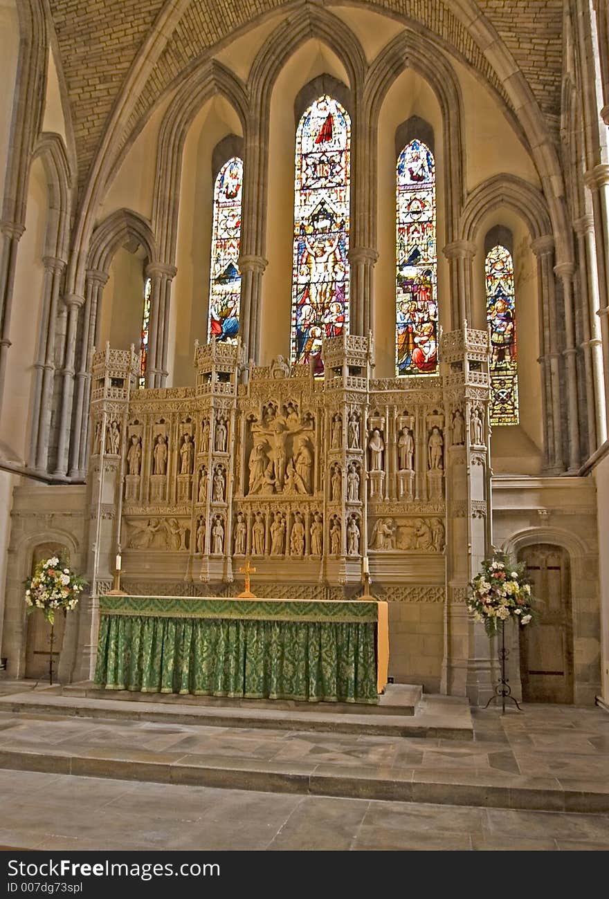 Chancel Brecon Cathedral