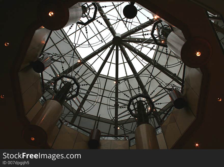 Roof of mall