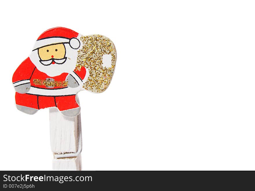 Santa Christmas peg