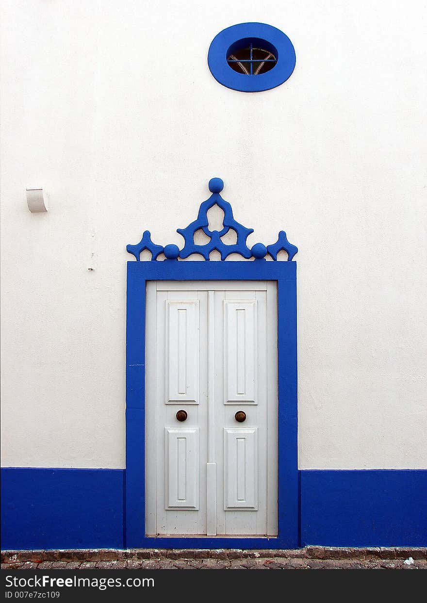 Taken at Nazaré, Portugal, this old building has been restored. Taken at Nazaré, Portugal, this old building has been restored