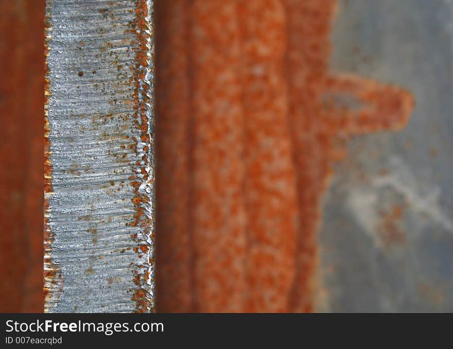 Rust texture. The grey piece on the left is in focus. The rest is deeper. See also:. Rust texture. The grey piece on the left is in focus. The rest is deeper. See also: