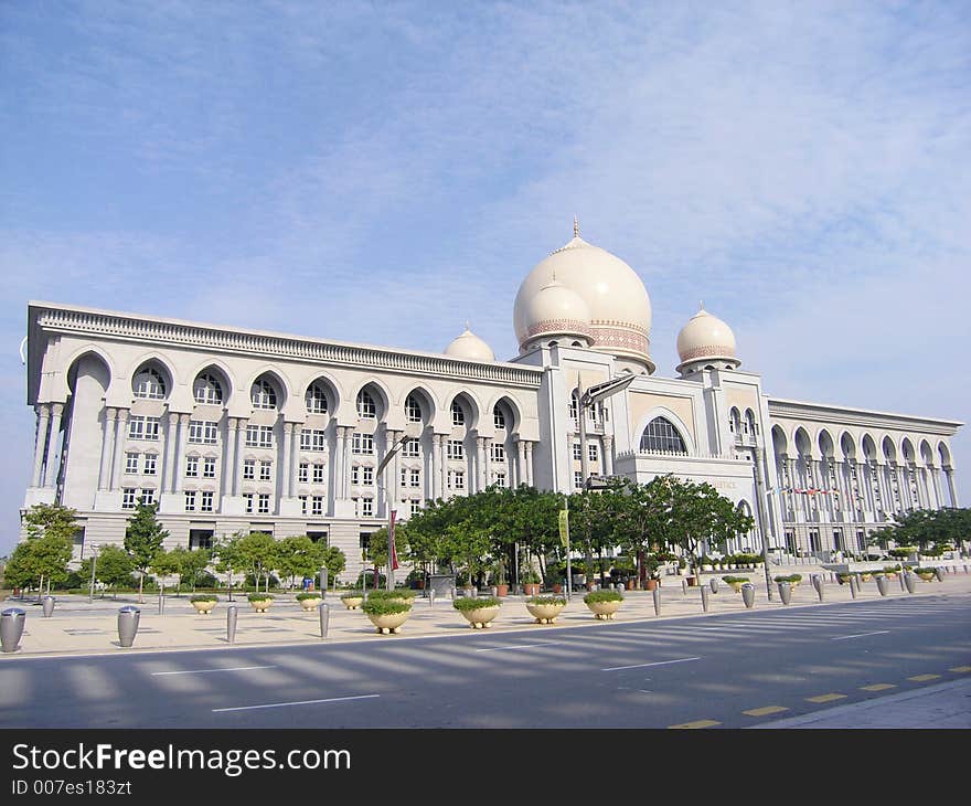 A palace of justice in putrajaya. A palace of justice in putrajaya.