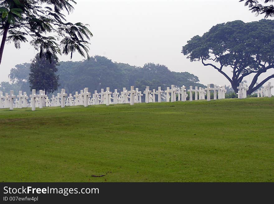 World War II American Cemetery in Manila, Philippians