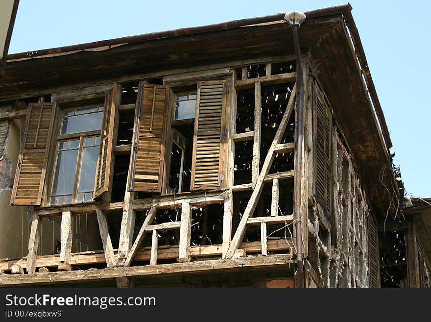 Destroyed House