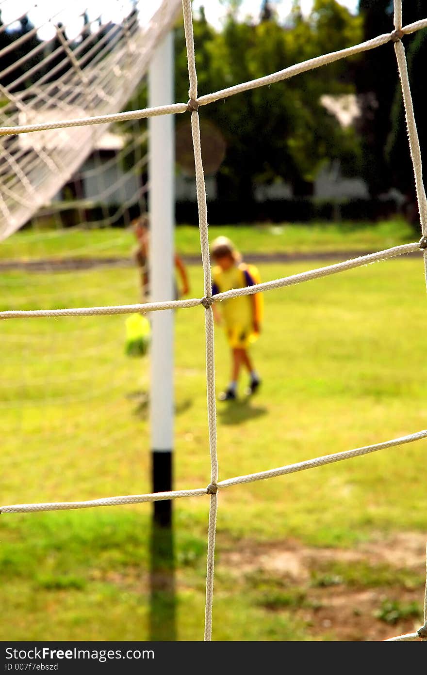 Soccer player back from training. Soccer player back from training