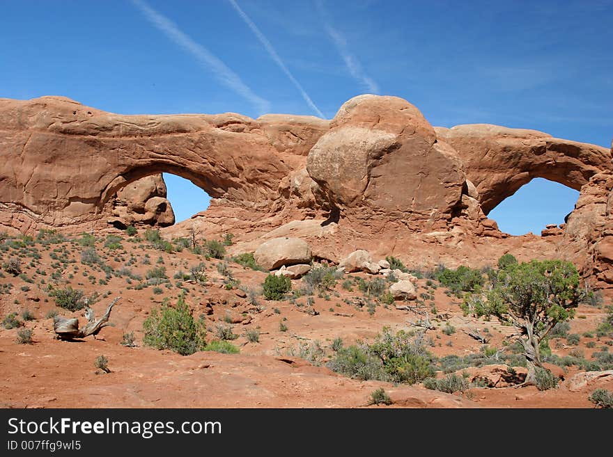 Red Rocks in Arches National Park.