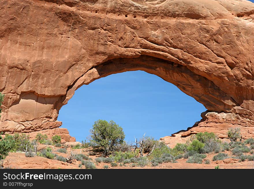 Red Rocks in Arches National Park.