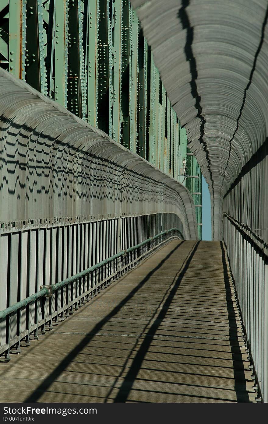 Anti-suicide fence on Jacques-Cartier bridge, Montreal, Canada. . Anti-suicide fence on Jacques-Cartier bridge, Montreal, Canada.