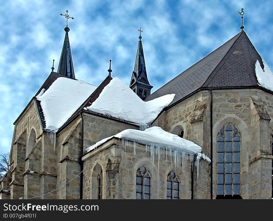 Church In Winter