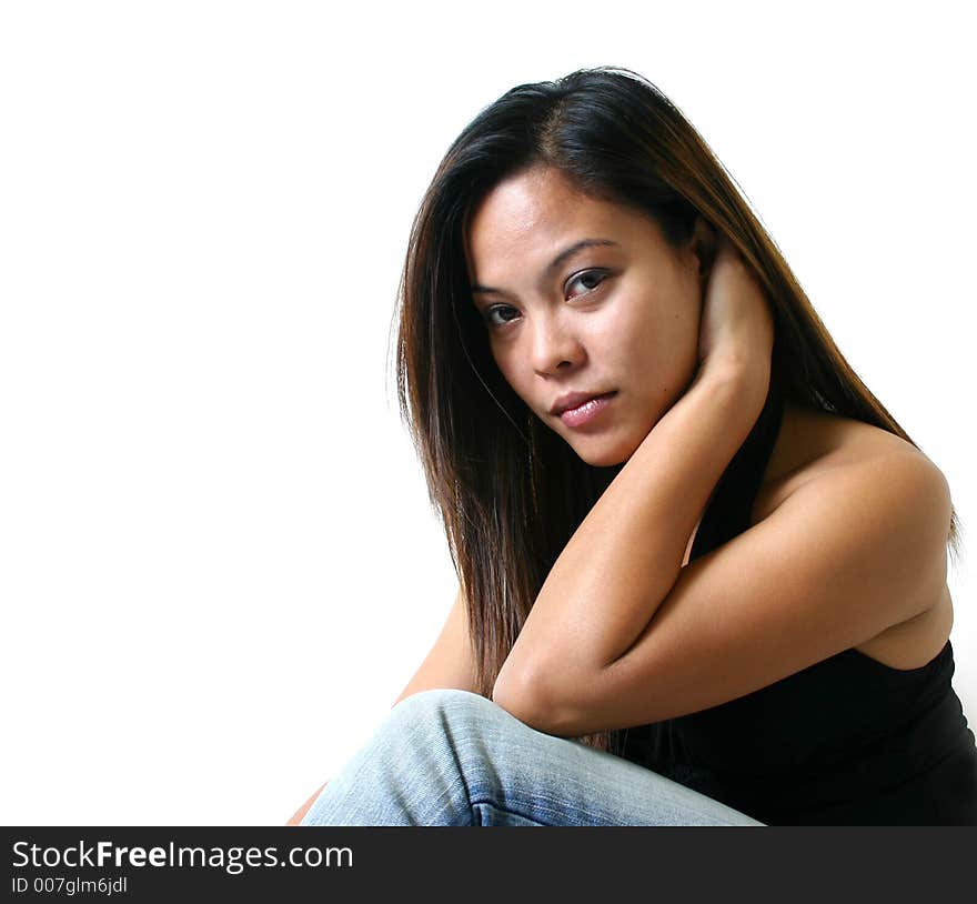 Portrait of asian woman.