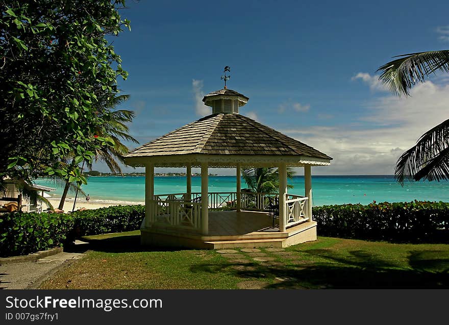 A gazebo to relax in