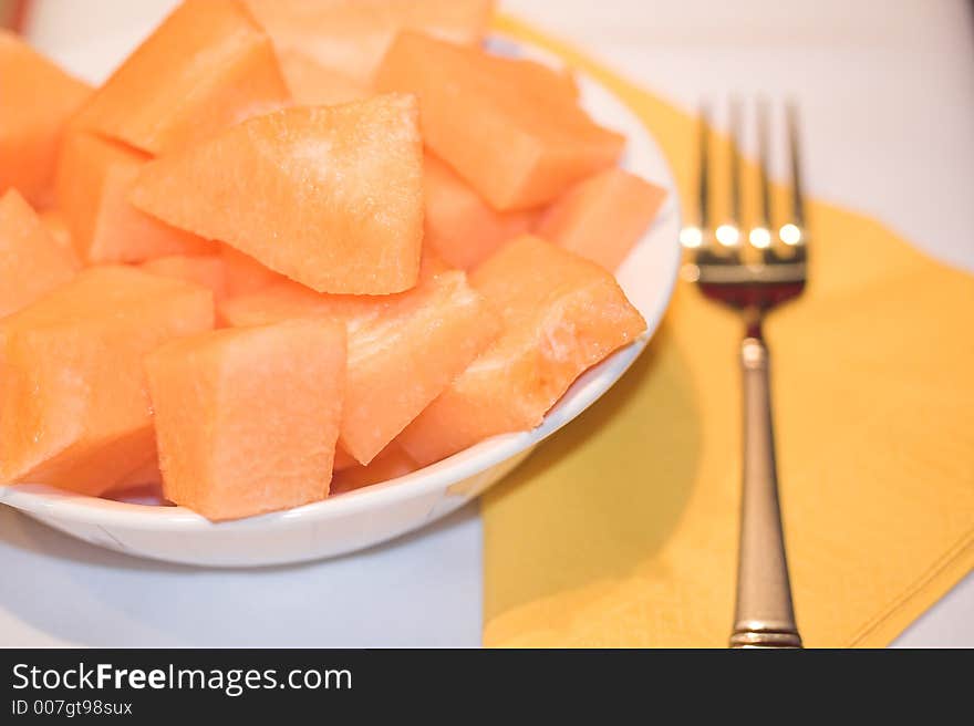 Bowl of melon