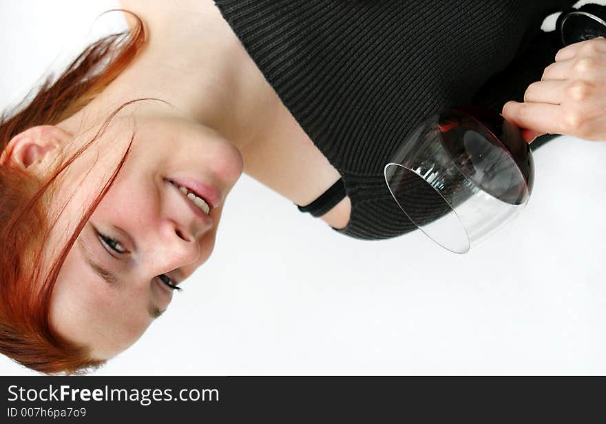 An arrogant young woman chattering away.