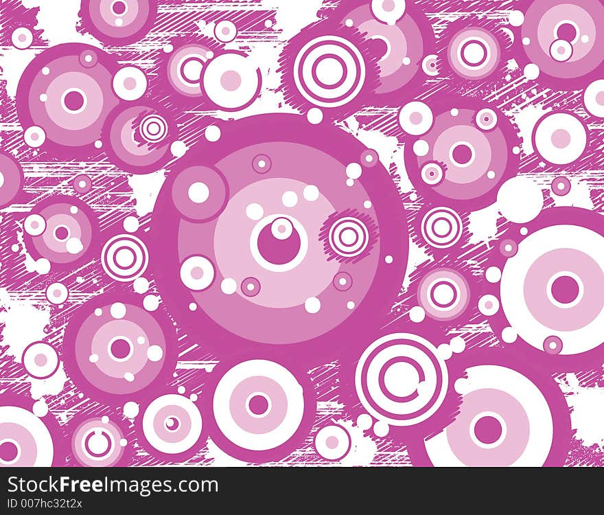 Background of grunge retro circles. Background of grunge retro circles