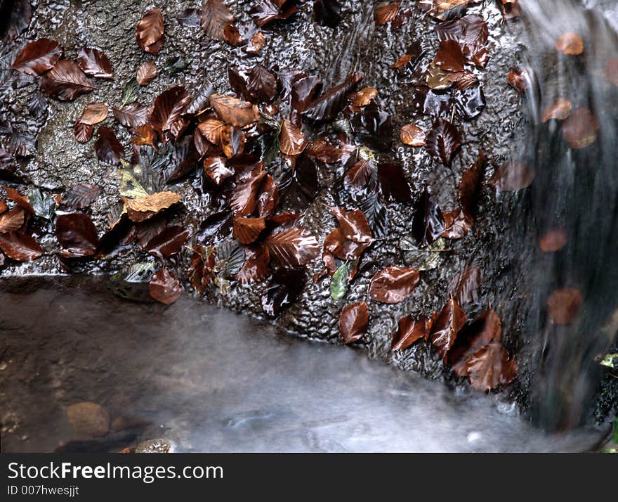 Waterfall in the mountains 2